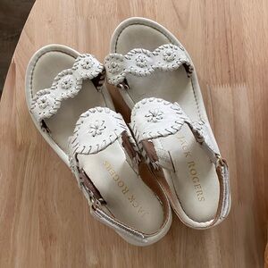 Jack Rogers girls Lauren wedge sandals $15 size 5